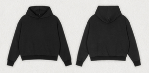 Sudadera con Capucha Extra Grande para Hombre, 100% Algodón Ecológico, Gruesa, con Bolsillo, 350g, Tejido Lavado, Servicio OEM Personalizado - Product Image 3