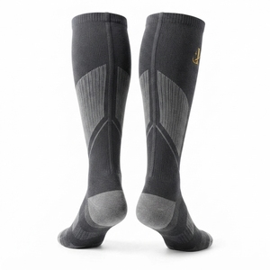 Chaussettes de compression, chaussettes athlétiques de qualité supérieure, matériau extensible respirant, ajustement confortable et de soutien, idéales pour la course à pied et le cyclisme - Product Image 5