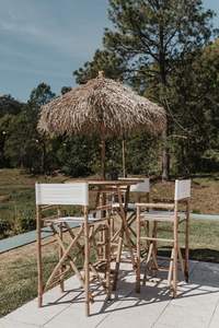 Sombrilla de Bambú Ecológica para Exteriores, Parasol de Jardín, Sombrilla de Bambú Natural para Playa, Resort, Cafetería, Restaurante - Product Image 2