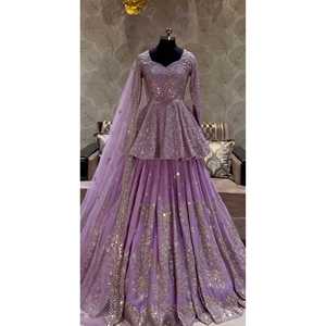 Conjunto Dupatta inferior superior para mujer de diseñador - Product Image 6