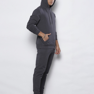 Nouvelle conception, broderie, 100% coton, sweats à capuche personnalisés, pantalons évasés, joggers empilés, ensembles unisexes, sweats à capuche empilés, ensembles de survêtements, survêtements pour hommes - Product Image 3
