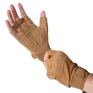 <b>Half</b> finger cycling gloves with shock absorbing gel padding breathable mesh anti <b>slip</b> palm for better grip comfort. - Product Image 5