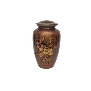 โกศโลหะอะลูมิเนียมสำหรับงานศพเพื่อเก็บขี้เถ้าของมนุษย์อย่างปลอดภัยซัพพลายเออร์ขายส่งมีดีไซน์ทันสมัยไม่ซ้ำใคร - Product Image 1