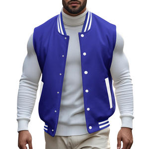 Spring and Autumn Men <b>Jackets</b> Standing Collar Sleeveless Button-up Fleece <b>Jacket</b> Customized logo Sports <b>Jackets</b> - Product Image 6