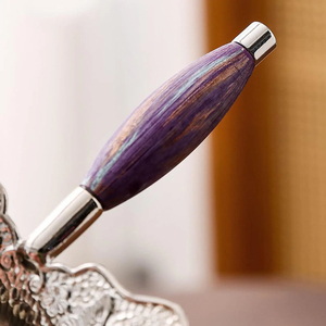 Infuseur à thé en laiton style vintage, maille fine, design papillon avec poignée en résine, pour thé en vrac, avec long manche - Product Image 5