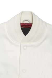 Chaqueta Varsity de Lana Reversible Personalizada para Hombre, Talla Grande, Resistente al Viento, con Logotipo Frontal, Parches de Chenilla Bordados, de Alta Calidad para Invierno - Product Image 4