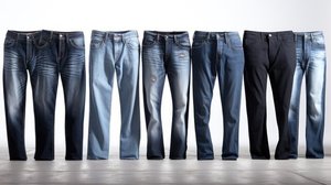 Meilleur Jean Droit en Denim Style 2026 Uni Taille Mi-Haute Écologique Léger Tendance Urbaine Homme Grande Taille Décontracté Chic 100% Coton - Product Image 6