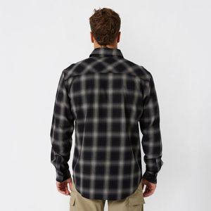 เสื้อเชิ้ตผ้าแฟลนเนลผู้ชายแบบคลาสสิก สไตล์ลำลอง ติดกระดุม แขนยาว มีกระเป๋าหน้าอก 2 ช่อง ปรับข้อมือได้ ผ้าไม่ยับ สีพื้น - Product Image 3