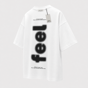 Camiseta de algodón blanca extragrande para hombre de Garena Industries, cuello redondo, manga corta, diseño minimalista, transpirable. - Product Image 5