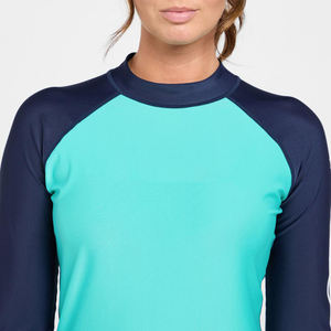 Rashguard à manches longues pour femmes |   Maillots de bain pour femmes, t-shirts de compression de yoga à col rond, rashguards pour adultes et jeunes filles - Product Image 4