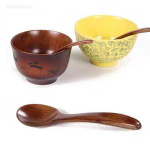 Wooden Dinner Spoon with Long Handle <b>Mirror</b> Polish Classic Design Eco-Friendly 10ml Capacity Durable Kitchen Utensil - Product Image 6