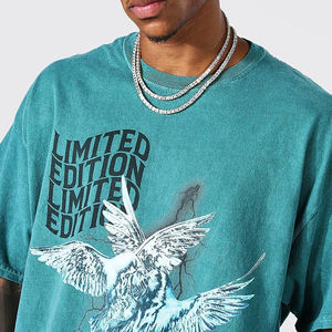 T-shirts Homme Oversize de Luxe Personnalisés de Haute Qualité, 100% Coton, Épaules Tombantes, Grammage Lourd, Imprimés, Col Rond, Manches Courtes - Product Image 4