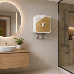Chauffe-eau électrique carré de 20 litres pour salle de bain, prix de gros usine vietnamienne, modèle Rossi Pisa Square 20 - Product Image 4