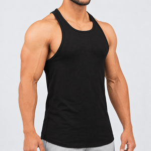 Chaleco de Verano para Hombre, Holgado, Talla Grande, con Estampado, Color Sólido, de Secado Rápido, Transpirable, Deportivo, Camiseta sin Mangas, Chaleco para Gimnasio - Product Image 5