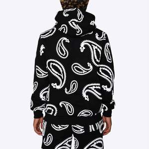 เสื้อฮู้ดดี้ผู้ชายผ้าคอตตอน 100% หนัก 380 กรัม พิมพ์ลายตามสั่ง ขายส่ง ไซส์ใหญ่ สไตล์สตรีทแวร์ พร้อมโลโก้แบบกำหนดเอง - Product Image 4