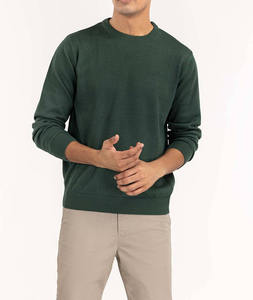 Chaqueta de Punto Personalizada OEM de Invierno, 100% Algodón, Estilo Casual Vintage, con Cuello Camisero y Patrón Jacquard, para Hombre - Product Image 1