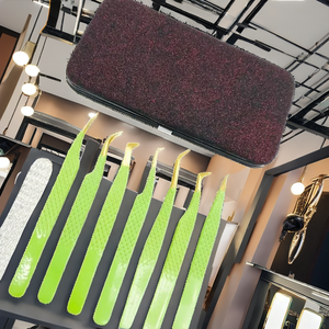Pinzas para Pestañas de Acero Inoxidable para Extensiones de Pestañas, Herramienta Profesional para Extensiones de Pestañas 515 - Product Image 3