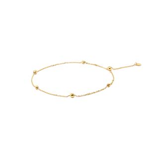 Pulsera de cadena de oro amarillo sólido de 10K de moda para mujer Pulsera de diseñadores con estilo para regalo al por mayor - Product Image 1
