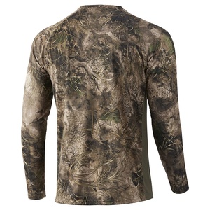 Men Long Sleeve Camouflage Hunting Shirt Oxford Fabric Custom Printed <b>Waterproof</b> Windproof Breathable Polyester Outdoor Top Wear - Product Image 6