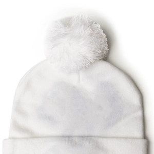 Lindo Gorro de Punto con Diseño de Fantasma Blanco y Pompón para Niños, Unisex, Gorro Cálido de Invierno, Estilo Casual - Product Image 5