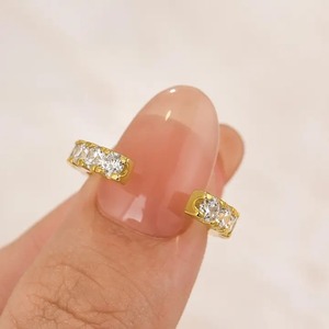New Design 925 Moissanite Round Cut <b>Open</b> Women's Wedding Band Sterling Silver White Gold Plated 1.4 Carat <b>Ring</b> - Product Image 1