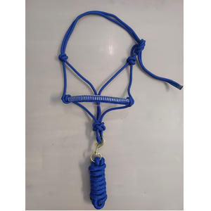เชือกแขวนคอม้าเชือก PP แบบปรับได้พร้อมสายคล้องคอตะกั่วทนทานอุปกรณ์สำหรับการขี่ม้าเชือกกำหนดขนาดได้เอง - Product Image 1