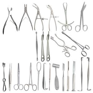 Juego de Instrumentos Quirúrgicos Ortopédicos Básicos de Acero Inoxidable, Manuales, de Alta Calidad, con Certificación CE, para Uso Hospitalario - Product Image 1