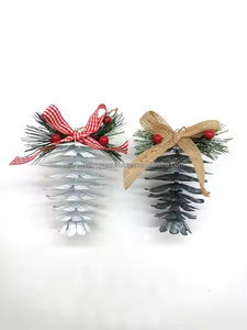 Ornements de Noël en métal écologiques modernes, personnalisables, objets de collection pour la décoration de la maison et les cadeaux de fête - Product Image 4