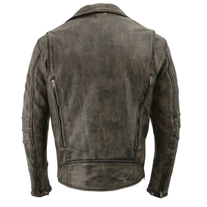 Fashion Clothing Adult <b>Men</b> Genuine Leather <b>Jacket</b> Custom Made Waterproof Reversible Winter Online Sale - Product Image 2