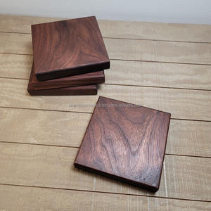 Custom Logo Wooden <b>Coasters</b> Set Natural Bamboo <b>Drink</b> <b>Coasters</b> for Home & Restaurant Use - Product Image 5