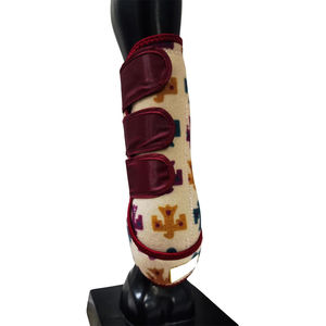 Bottes de brossage pour chevaux en néoprène, personnalisables avec votre propre design et logo, collection 2026 - Product Image 3