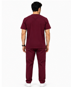 Pantalon de travail médical sur mesure pour homme, respirant, extensible, pour médecins, infirmiers, hôpitaux, professionnel, confortable. - Product Image 2