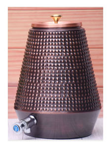 Elegante Dispensador de Agua de Cobre Puro, Ecológico, Lavable y Personalizable, Tipo Frío, para Mejorar la Salud - Product Image 5