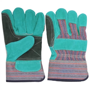Gants de travail robustes en cuir de vachette pleine fleur pour monteurs canadiens – Confortables, ignifuges et antistatiques pour la sécurité industrielle - Product Image 2