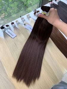 Extensions de Cheveux Humains Vierge de Qualité Supérieure, Ondulés, Bléachis, Origine Vietnamienne Hanoi, en Vrac, Sans Nœuds, Sans Perte, 100 Grammes, Toutes Couleurs - Product Image 6