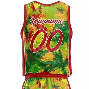 Tenue d'entraînement de basketball complète avec maillot et short de sport élégants personnalisés par sublimation, ensemble 2 pièces. - Product Image 5