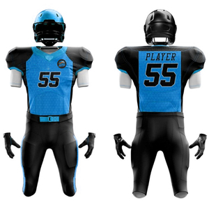 Printed Digital Print New Design American Football Uniforms 100% Polyester Breathable Anti-Bacterial Short Sports Team Wear - Product Image 3