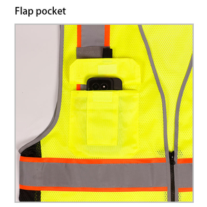 Gilet de sécurité en gros, vêtement de sécurité de haute qualité, gilet de sécurité à prix abordable, nouveau style de gilet de sécurité à vendre - Product Image 6