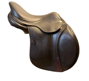 Silla de Doma Inglesa de Cuero Genuino con Armazón de Madera Hecha a Mano, Cómoda, Duradera y Ligera para Equitación - Product Image 1