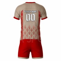 Tenue d'équipe de football de qualité supérieure en gros, maillot de football personnalisé, kit imprimé, respirant, séchage rapide, polyester, sublimation
