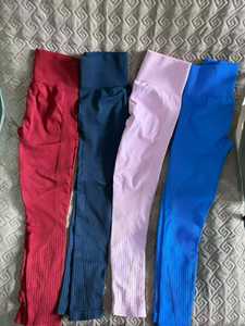 VitalFlex ChampionFit Women's Solid Yoga Gym <b>Leggings</b> Custom Sublimation Breathable Eco-Friendly <b>Knee</b> <b>Length</b> Pants - Product Image 1