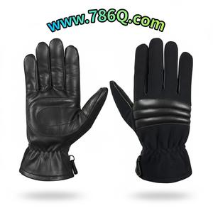 Gants tactiques à doigts complets Paume en cuir Gants compatibles avec l'écran tactile à doigts complets - Product Image 1