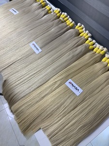 <b>Russian</b> Bulk Hair Extensions 100g Light Color 65cm Length Vietnamese Human Hair Bundles by Vietnam Suppliers - Product Image 3