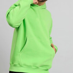 Sweat-shirts à capuche pour hommes de qualité supérieure en coton lourd, à épaules tombantes, surdimensionnés, avec impression personnalisée, luxe, effet bouffant - Product Image 4