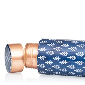 Botella de Agua de Cobre de Doble Pared con Diseño Decorativo, Tapa Hermética a Prueba de Fugas, Ecológica, para Uso en Casa, Oficina y Gimnasio - Venta al Por Mayor - Product Image 4