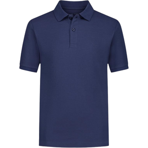 Navy Blue Classic Men's Short Sleeve Polo <b>Shirt</b> Custom Casual Pique Cotton Golf Wear <b>Collared</b> <b>T</b> <b>Shirt</b> for Wholesale Clothing - Product Image 2