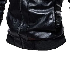 Veste en cuir de style designer, manteau de moto en cuir, fabrication haut de gamme, production directe d'usine OEM - Product Image 2
