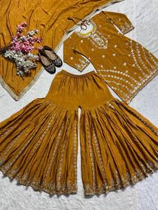 Designer Women's Party Wear Suit Set Top-Bottom and Dupatta for Elegant Look - Product Image 6