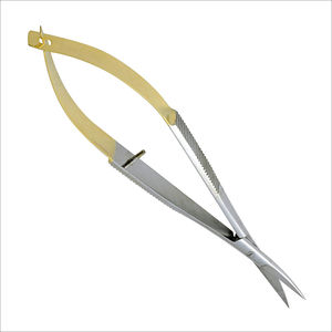 Ciseaux à ressort micro avec pointe acérée, nouvelle lame incurvée en acier inoxydable pour cuticules/peaux mortes, ciseaux de manucure de style russe - Product Image 5