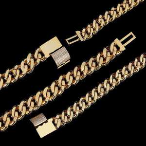 Pulsera Moderna de Latón con Eslabones Cubanos, Cadena de Muñeca de Moda Premium, Joyería Fina de Lujo Unisex, Colección de Regalo Elegante y Atrevida - Product Image 1